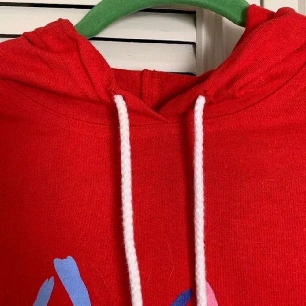 Ken Done Hooded Tunic Women’s Medium Red Never Worn - Picture 4 of 6
